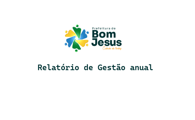 relatório de Gestão anual